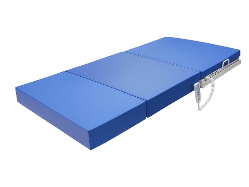 Motor Recliner Hospital Bed with Blue Mattress